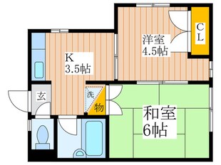 コ－ポ　ハピネスの物件間取画像